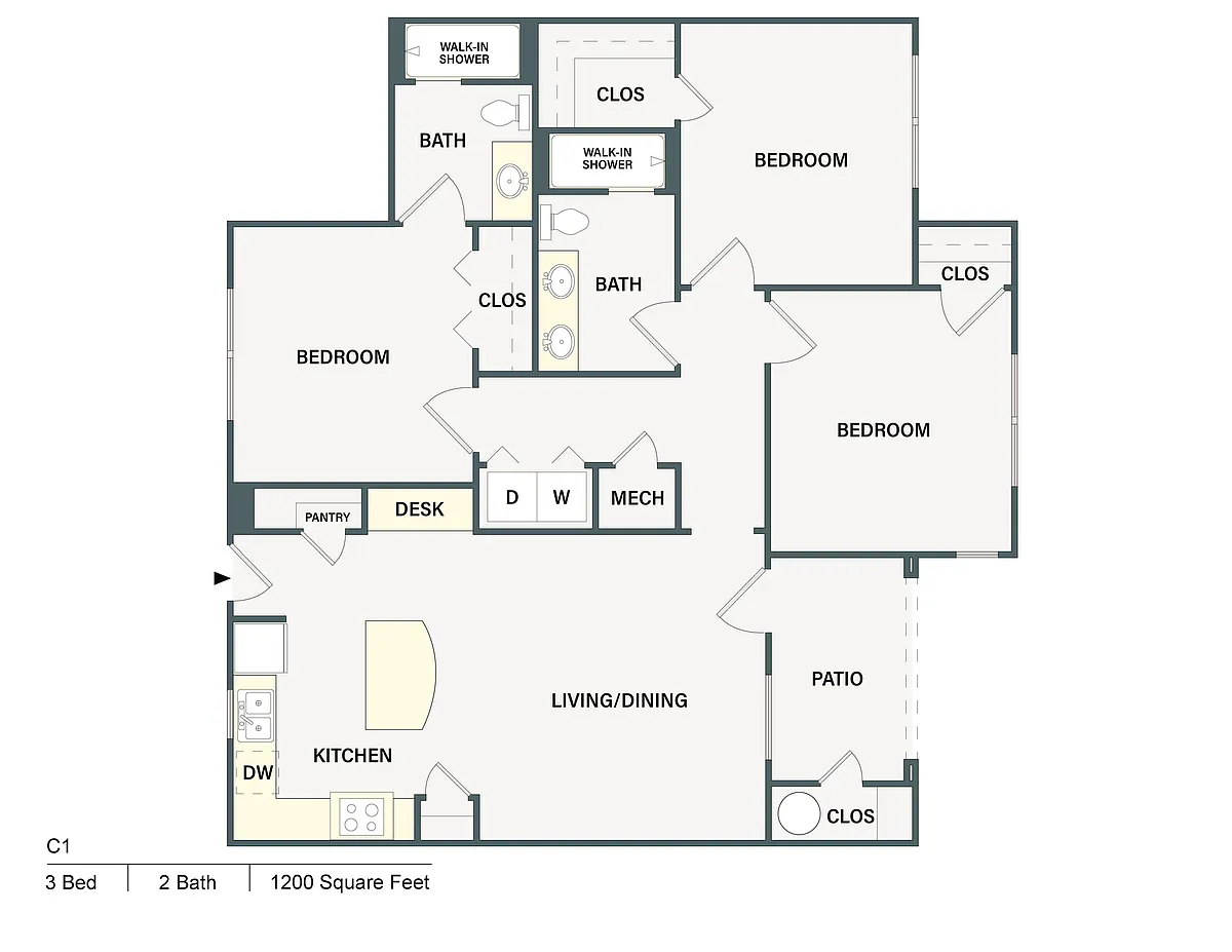 Floor plan C1