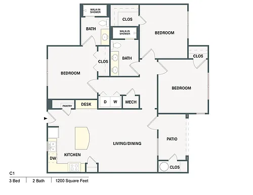 Floor plan C1