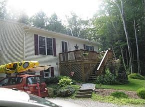 Fireplaced in living room.