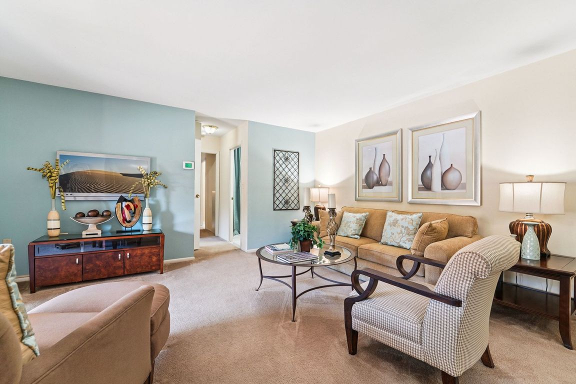 2 Bedroom 947 SF - Living Room Area