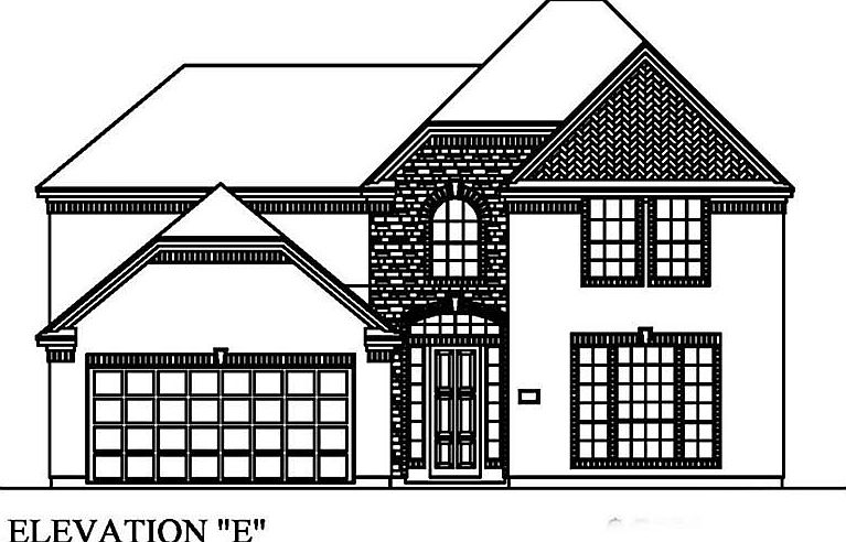 Rendering of the Riverchase - Elevation E