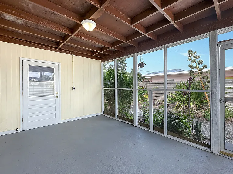 Screened porch