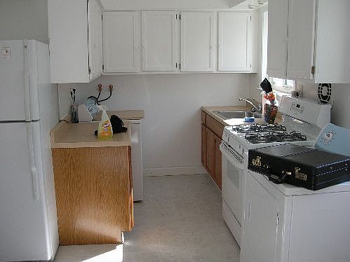 The kitchen - looking north