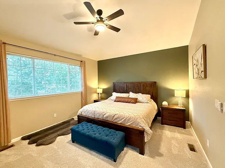 Main floor primary bedroom