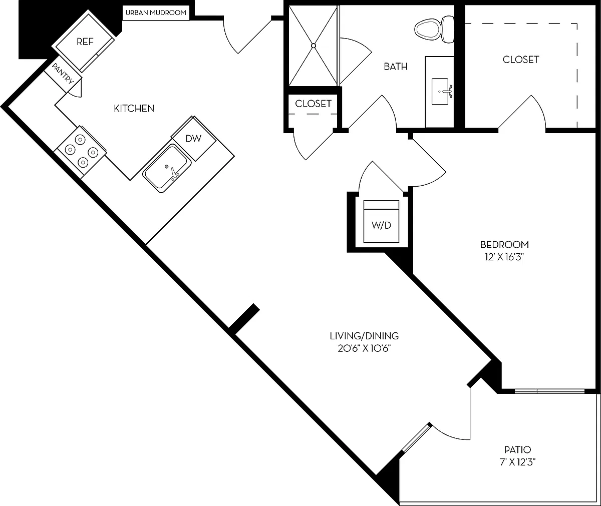 Floor plan 1C1