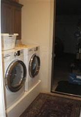 wash room off garage