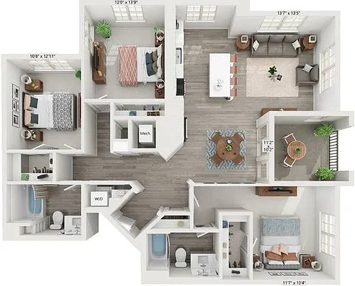 Floor plan C1