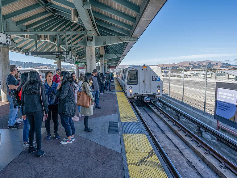 Near Dublin/Pleasanton BART station