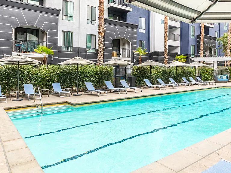 Pool Outdoor Day + Building