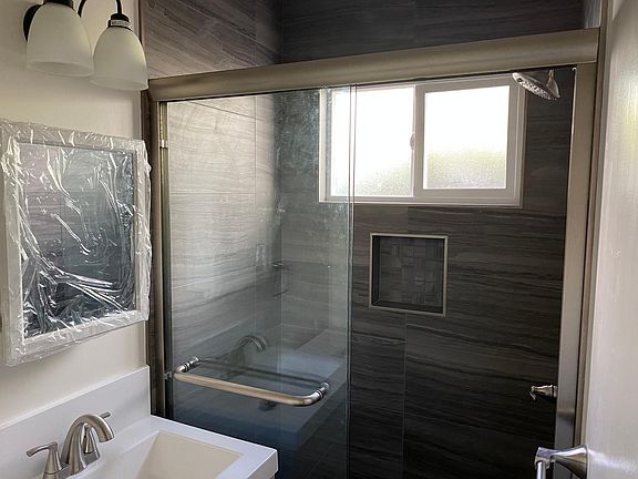 Master bathroom with shower