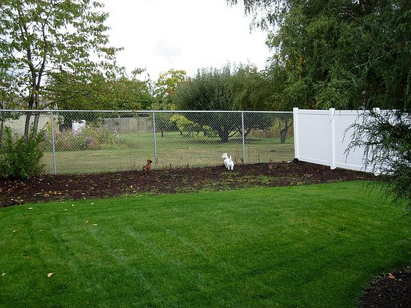 Back view toward farm