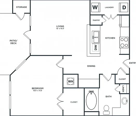 A1 (725 SF) A1 (725 SF)