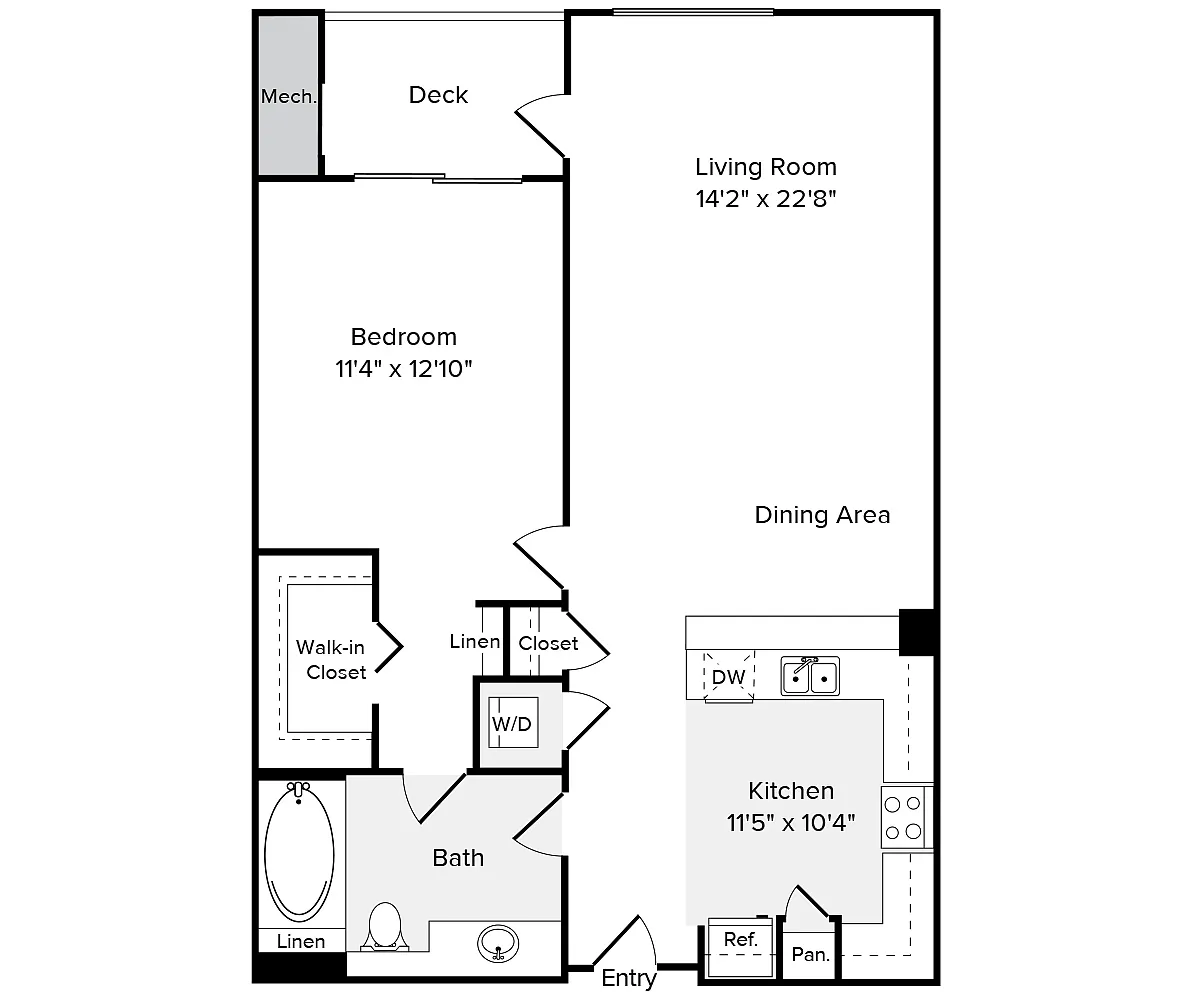 Floor plan 873