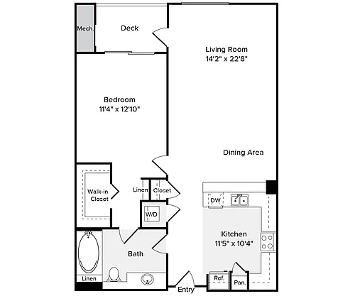 Floor plan 873