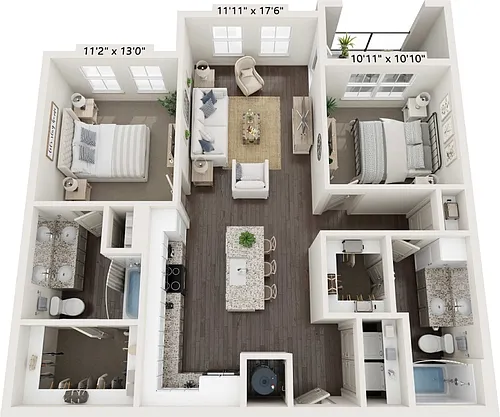 Floor plan B1