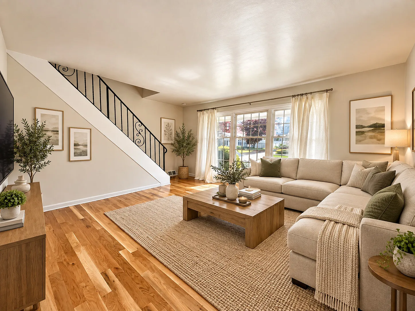 3-Bedroom Bryn Mawr Twin with Central Air, Driveway Parking & Patio — Photo 2