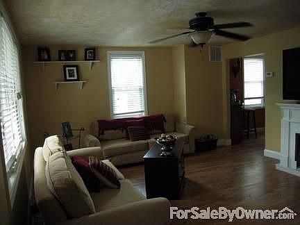 Living Room with Fireplace