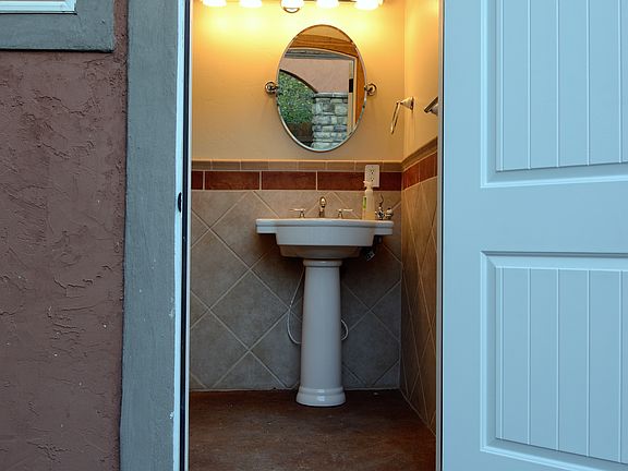 Outdoor bathroom