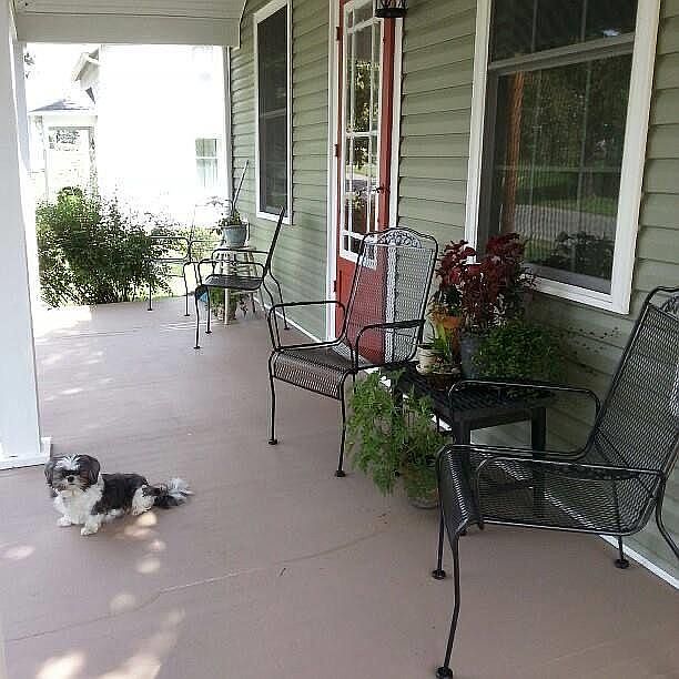 Wrap-around front porch 