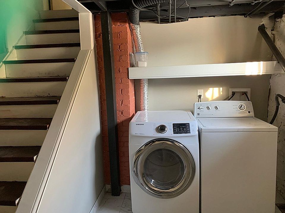 laundry in basement
