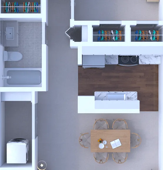 Two Bedroom One Bath Two Bedroom One Bath
