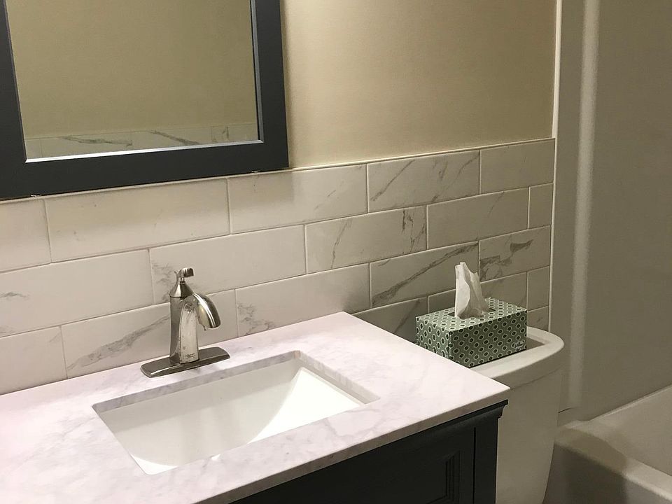 Bathroom-New tile, tub, vanity and toilet!