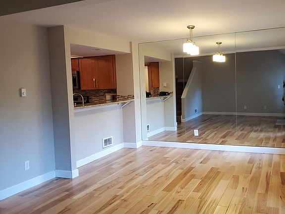 1st floor - dining room open to kitchen w/ breakfast bar