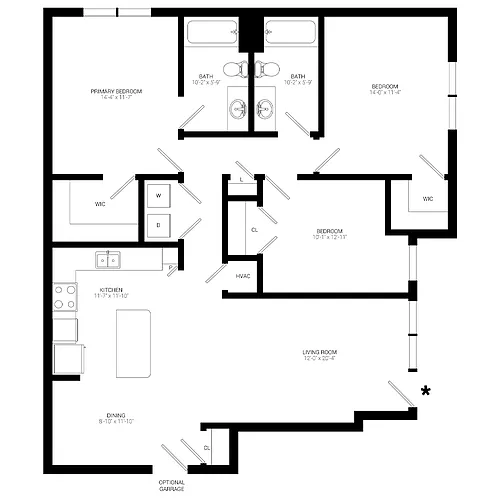 Floor plan C1- Lower