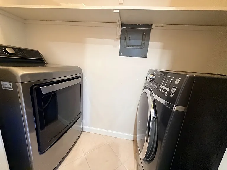 Laundry area downstairs