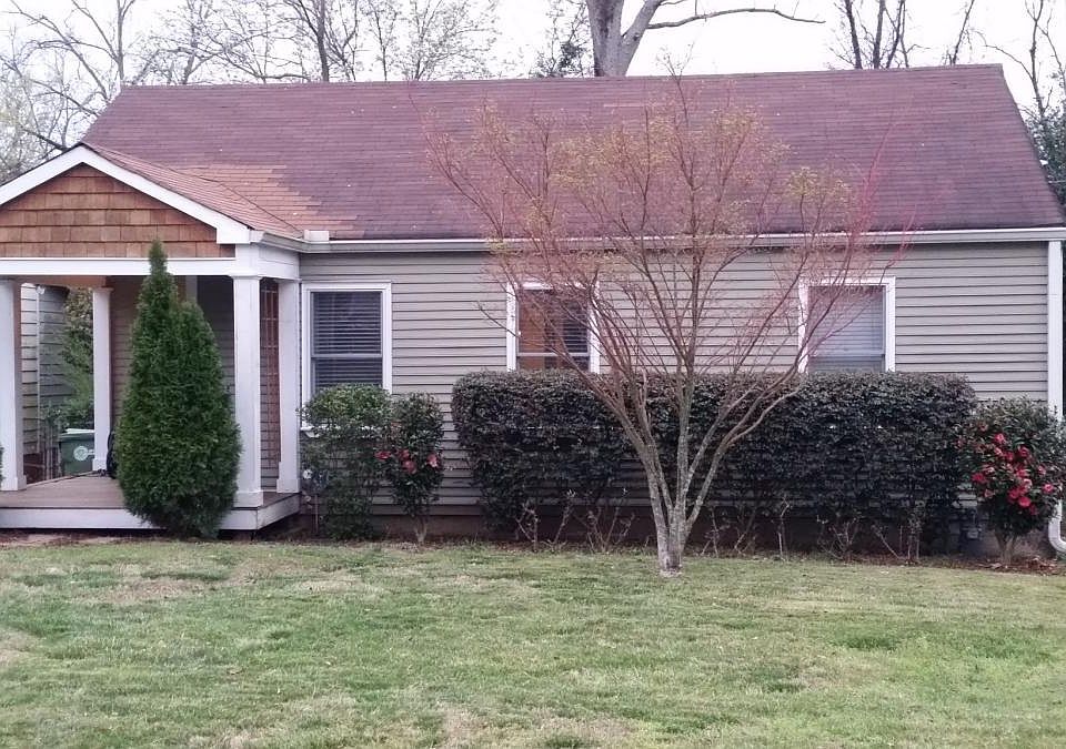 Well landscaped front yard