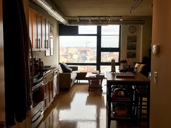 From the front door