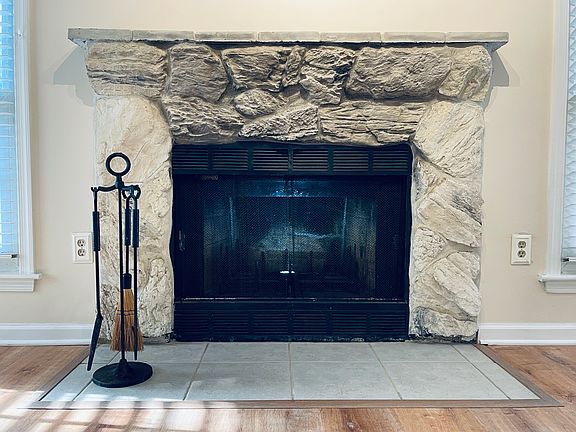 Wood burning Fireplace