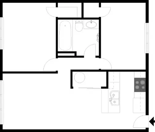 Cypress | 2 Bed 1 Bath Cypress | 2 Bed 1 Bath