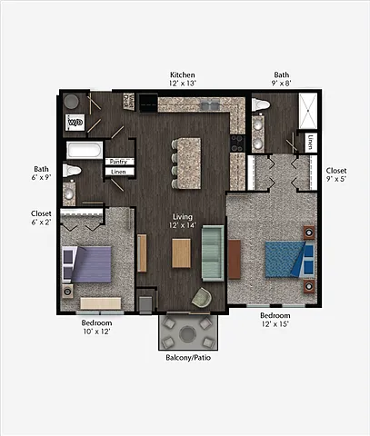 Floor plan Jefferson Style A