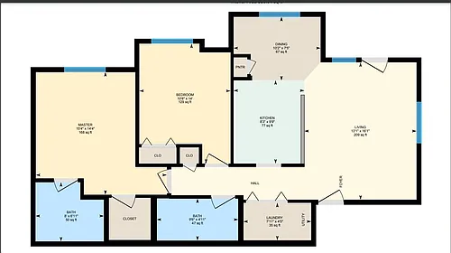 Floor plan 2X2