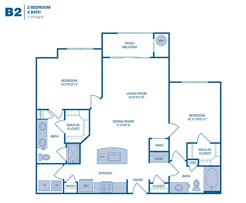 Floor plan B2