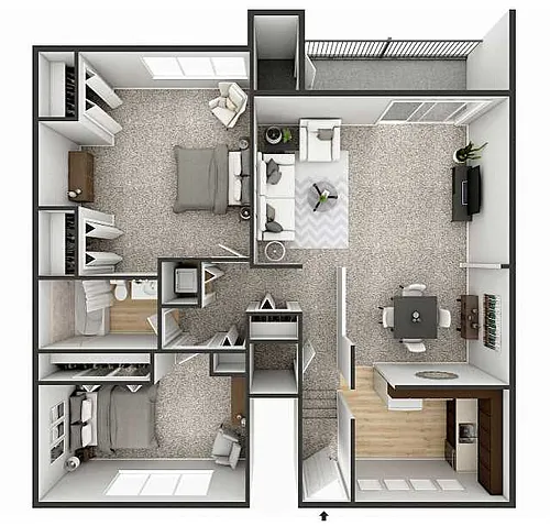 Floor plan The Oak