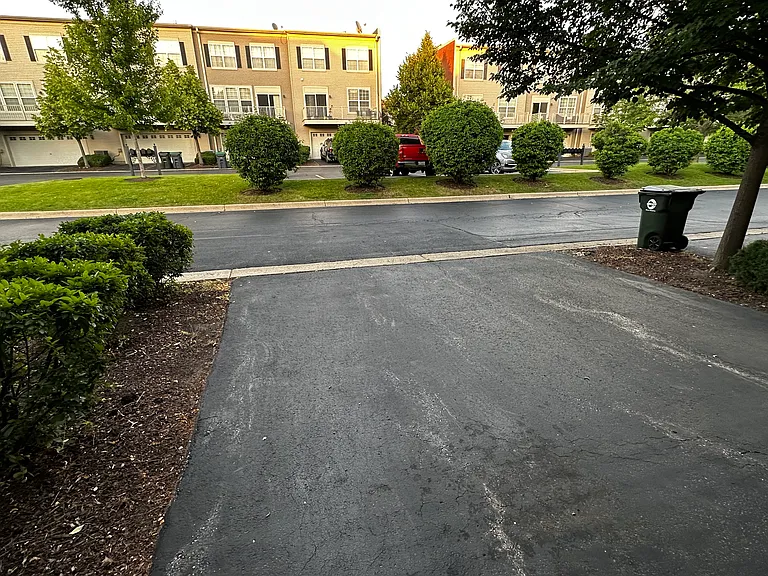 Backside of home Driveway