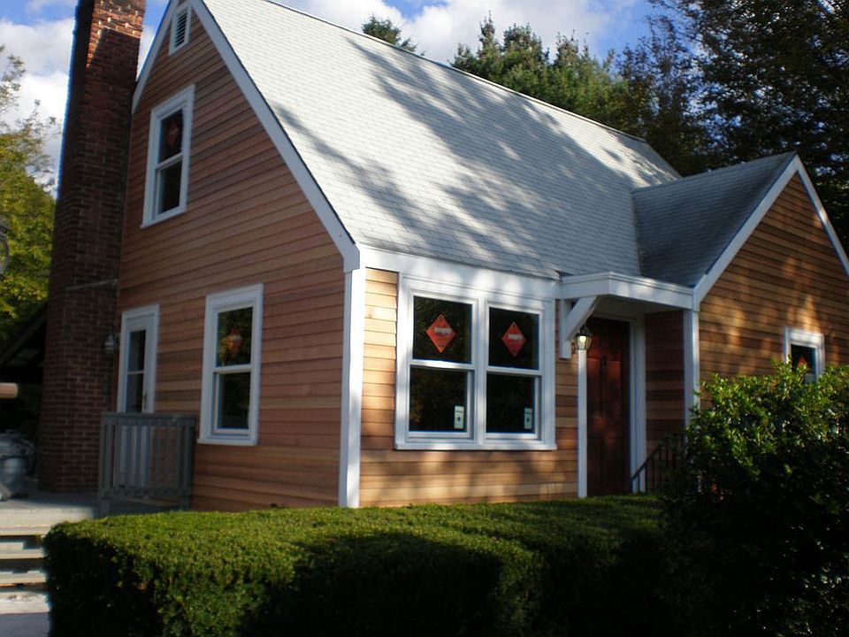 new windows & cedar siding