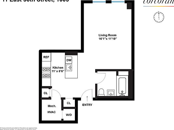 2nd image of 11 E 36th St Suite 1003