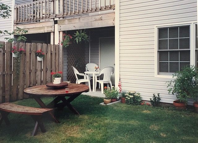 Covered patio
