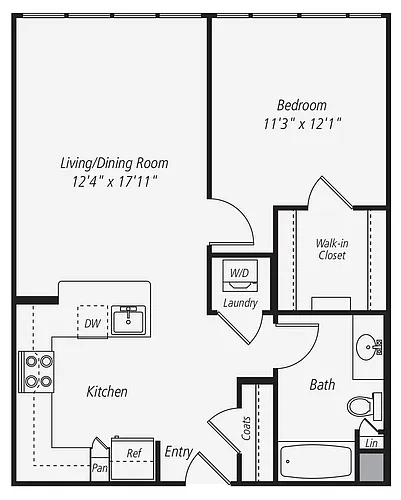 Floor plan A1-503