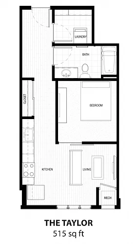 Floor plan The Taylor