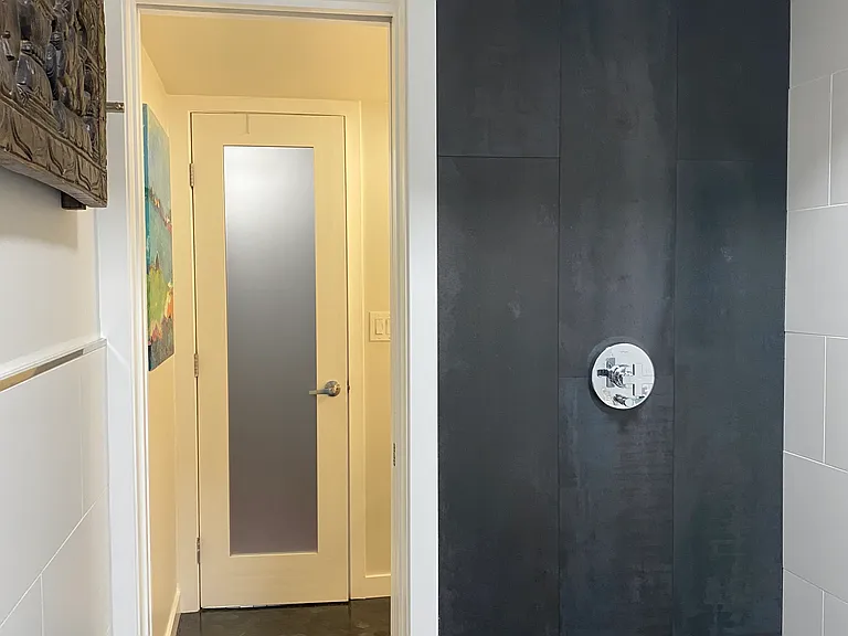 First-floor wet room shower