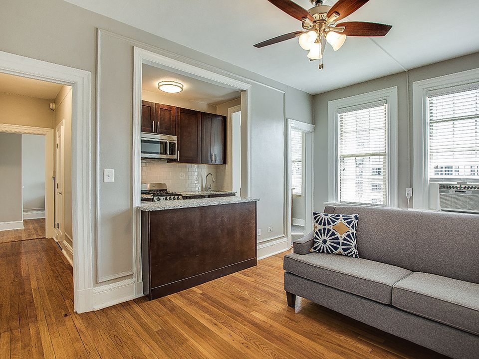 One-bedroom living (staged)