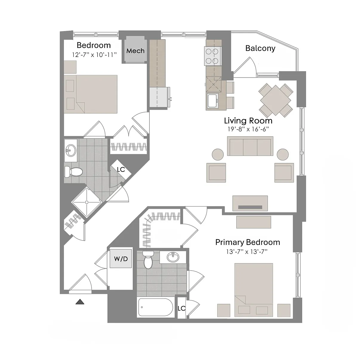 Floor plan B4-B