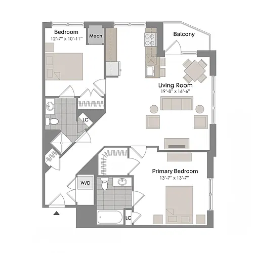 Floor plan B4-B