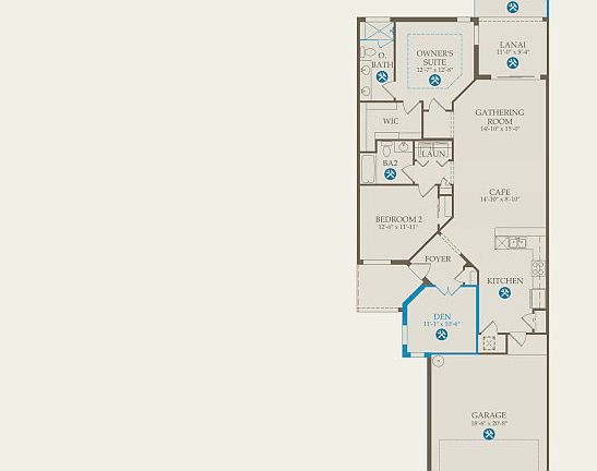 Seagrove Floor Plan, Quick Move-in Home, Floor 1