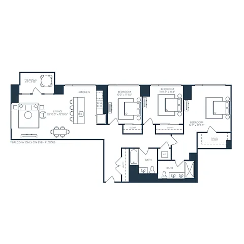 Floor plan C2