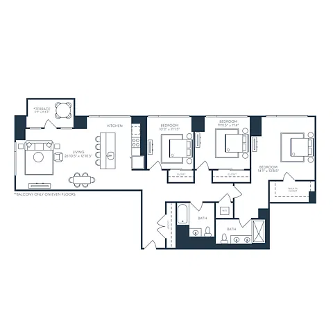 Floor plan C2